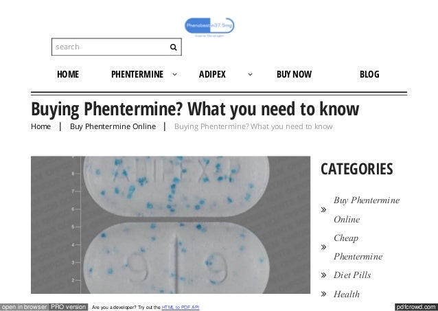 Phentermine For Sale No Px